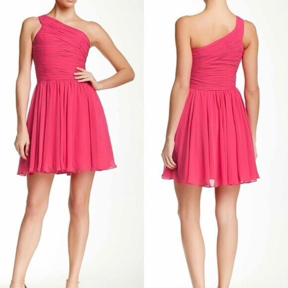 Halston Heritage Dresses & Skirts - Halston Heritage ruched cocktail dress